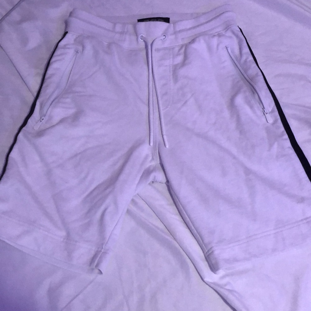 Champs White Athletic Shorts